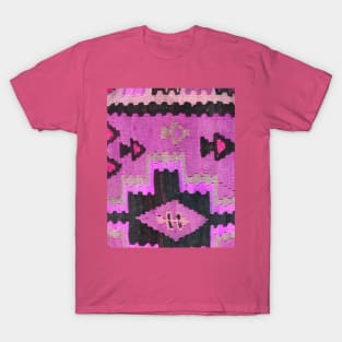 pink abstract rug pattern, abstract art, antique rug pattern, minimal art, modern art, carpet pattern, For custom orders please DM me.around T-Shirt